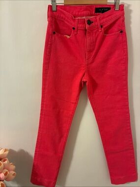 rag & bone Bright Pink Skinny Jeans